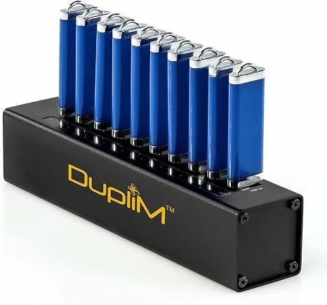 1 to 10 Mini USB Flash Media Thumb Drive Duplicator Cloner Burner Computer Connected Compact Copier for MAC and PC