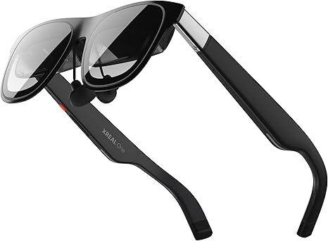 XREAL One AR Glasses with X1 Chip, Native 3 DoF, 147" 50°FOV 120Hz HD Display, Real 3D, Expertly Tuned Audio, Video Display Glasses for iPhone 16/15, Steam Deck, ROG, Mac, PC, Android & iOS