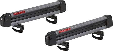 YAKIMA, FreshTrack Ski & Snowboard Mount, Fits Most Roof Racks, 6 Ski Pairs/2 Snowboards