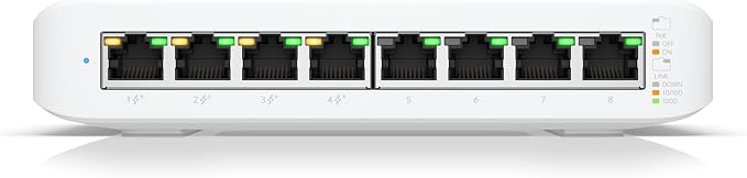 8-Port PoE Network Switch by Ubiquiti