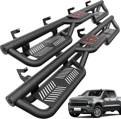 Running Boards Side Steps for Chevy Silverado GMC Sierra Crew Cab