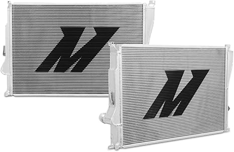 Mishimoto MMRAD-E46-01 Performance Aluminum Radiator Compatible With BMW E46 3-Series 1999-2006, silver