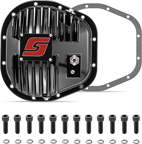 SPELAB Rear Differential Cover for 1985-2024 Ford 10.25/10.5 12 Bolt Black