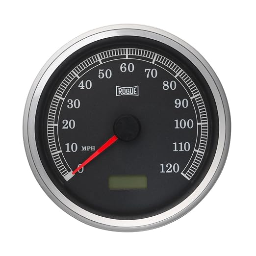 Rogue Speedometer Motorcycle Gauge Fits Harley Davidson Softail 1996-2003