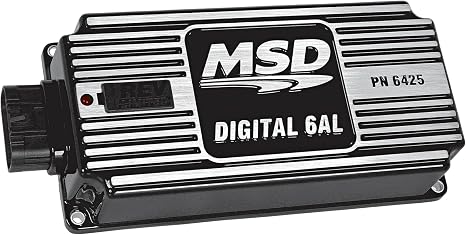 MSD 64253 Black, 6AL, Digital Ignition w/Rev Control - Black