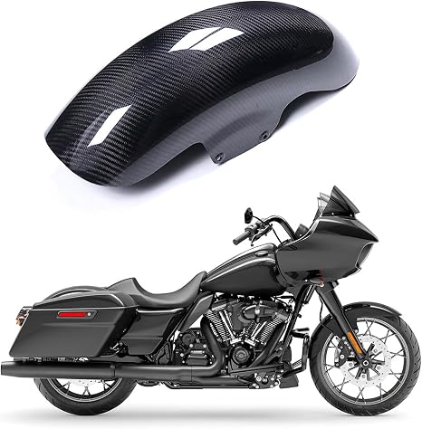Motorcycle Front Fender 18" 19" 21"Wheels Wrap Front Short Hugger Mudguard Hugger for Harley Touring Road King Road Glide Electra Glide Street Glide 2014-2025 CVO FLHX FLHXS FLTRX(2014-2023)