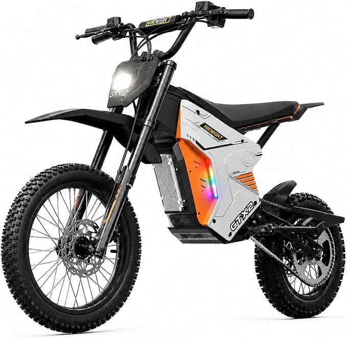 HiKNiGHT GTX2 5000W Electric Dirt Bike for Teens Adults,52V 27AH Battery