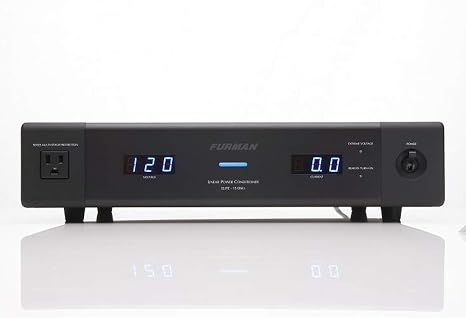 Furman Elite-15 DM i 15A Power Conditioner w/Digital Volt/Current Meters | 15A conditioner, 13 outlets, LED volt/ammeter, LiFT filtering, SMP surge, EVS shutdown