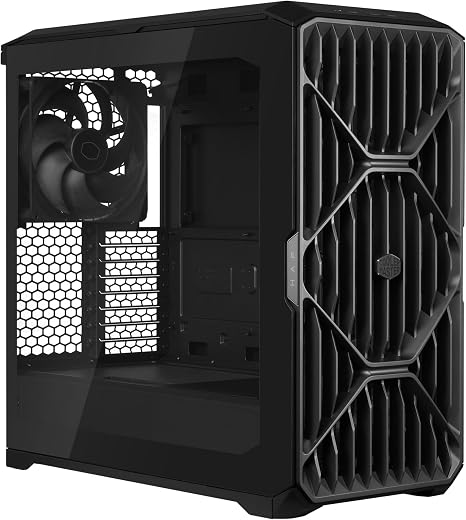 Cooler Master HAF II 500 ATX PC Case, High Airflow Dual 220mm + 180mm Fans | 430mm Graphics Cards Support, 360mm AIO Support, ATX Motherboards, 4 Dual-Slot GPUs, Dedicated GPU Airflow, AI Workstation