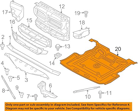 BMW 51-75-8-035-971 Engine Compartment (M ENCAPSU:517510), 1 Pack