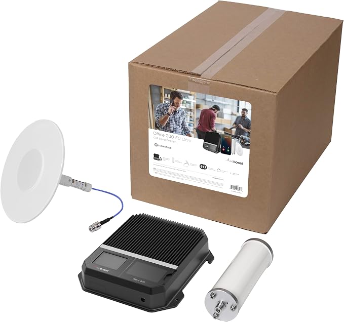 weBoost Office 200 Cell Phone Signal Booster, 50 Ohm