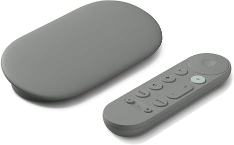 Google TV Streamer 4K - Fast Streaming Entertainment on Your Device with Voice Search Remote - Watch Movies, Shows, Live, and Netflix in HDR - Smart Home Control - 32 GB of Storage - Hazel