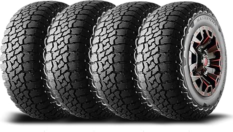 Set of 4 Mastertrack 265/70R17 BADLANDS AT All Terrain 265/70R17 115T Tires