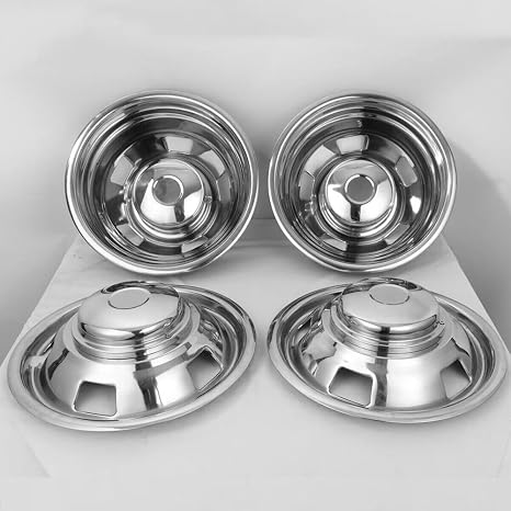 4pcs 17" Dually Wheel Simulators for 8-Lug 5-Hand Hole Dodge Ram 3500 03-18