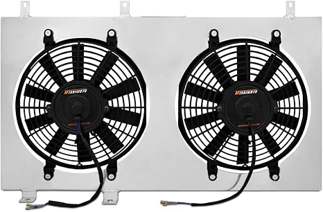 Mishimoto MMFS-350Z-03 Performance Aluminum Radiator Fan Shroud, Compatible with Nissan 350Z, 2003-2006, Silver