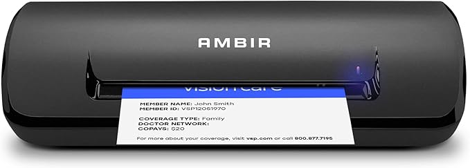 Ambir ImageScan Pro 687-AS Duplex Card Scanner for Windows PC and MAC