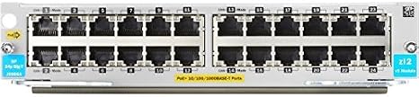 HP E 24P 10/100/1000BASE-T PoE+ V3 ZL2 Mod Network Hub (J9986A#ABA)