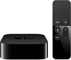 Apple TV 4K 32GB Streaming Media Player (2017), Model A1842, Siri Remote, HDMI, HDR10, Dolby Vision, Gigabit Ethernet, Wi-Fi, Black, MQD22LL/A (Renewed)