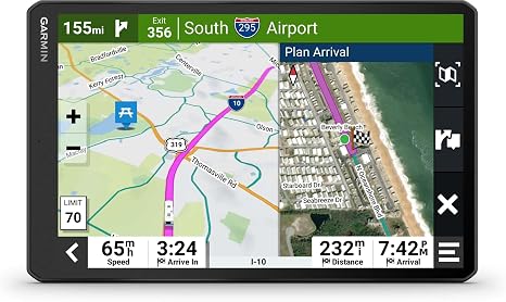 Garmin RV 1095, Extra-Large, Easy-to-Read 10” GPS RV Navigator, Custom RV Routing, Directory of RV Parks & Services, Landscape & Portrait View (Renewed)