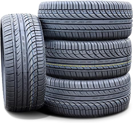 Set of 4 (FOUR) Fullway HP108 All-Season Passenger Car High Performance Radial Tires-235/45R18 235/45ZR18 235/45/18 235/45-18 98W Load Range XL 4-Ply BSW Black Side Wall UTQG 380AA