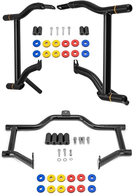 Mofun Front and Rear Crash Bar Set Fit for Harley Touring 2009-2023