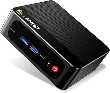 Beelink SER5 Pro Mini PC, Ryzen 5 5625U (6C/12T, Up to 4.3GHz), 16GB DDR4 RAM, 480GB NVMe SSD, Radeon Graphics 7 CUs, Triple Display 4K@60Hz via HDMI/DP/Type-C, WiFi 6/BT 5.4, Compact Office Desktop
