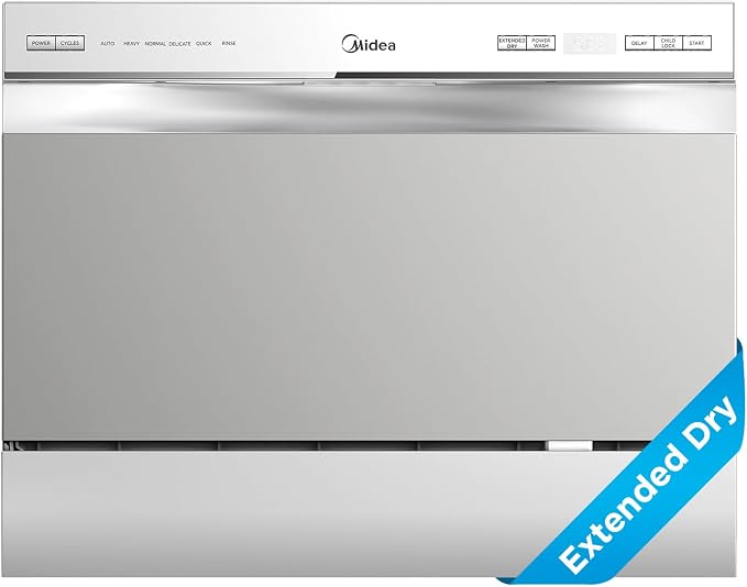 Midea Countertop Dishwasher Portable, 6 Place Settings, Energy Star
