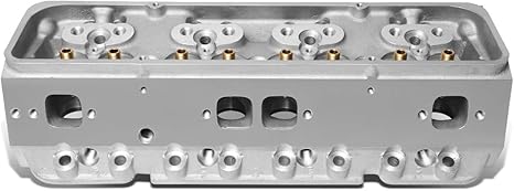 DNA MOTORING Aluminum Bare Cylinder Head Compatible with Chevy SBC 302/327/350/383/400, CYLH-SBC-350