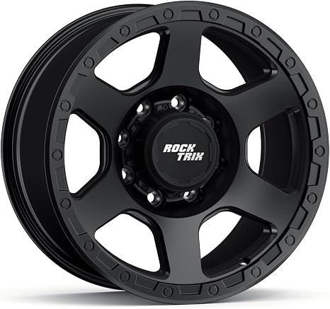 RockTrix RT112 18 inch Wheel, 18x9 8x180, 12mm Offset, Matte Black