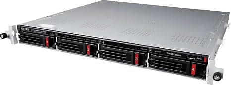 BUFFALO TeraStation Essentials 4-Bay Value-Focused Rackmount NAS 8TB (4x2TB) with Hard Drives Included