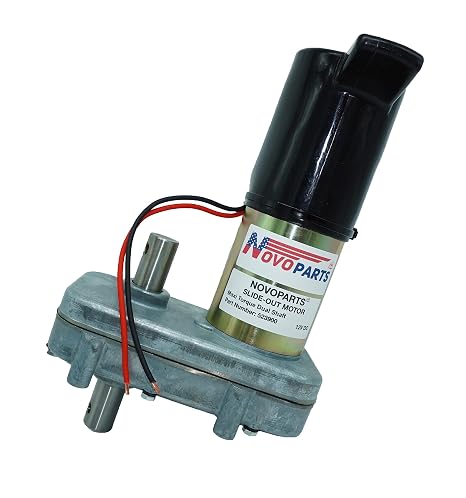 523900 RV Slide Out Motor Replacement for Power Gear Slide Out Motor 12V 523143, 523983, 521976, Double Shaft