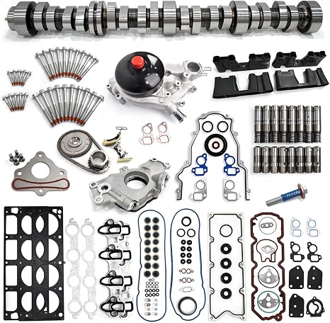 AFM/DOD 5.3 Camshaft Kit Fits for 2007-2013 Chevy Silverado 1500 Tahoe GMC Envoy Sierra Buick Isuzu V8 16 Valves with Head Gasket Oil Pump & Timing Chain