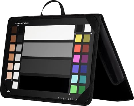 Calibrite ColorChecker Video XL Color Target w/Case for Exposure and Color Balance, Vectorscope and Waveform Optimized Layout with Skin Tones and Grays, 21 x 14.8 inch Wide Shot Chart (CCVPR-XL-CS)