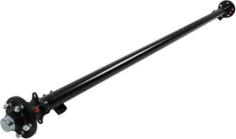 3500 Lbs 89/74 Trailer Axle kit 5 Lug 5 on 4.5 Bolt Pattern