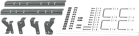 B&W Trailer Hitches Fifth Wheel Hitch Universal Mounting Rails with Custom Installation Brackets - RVK2600