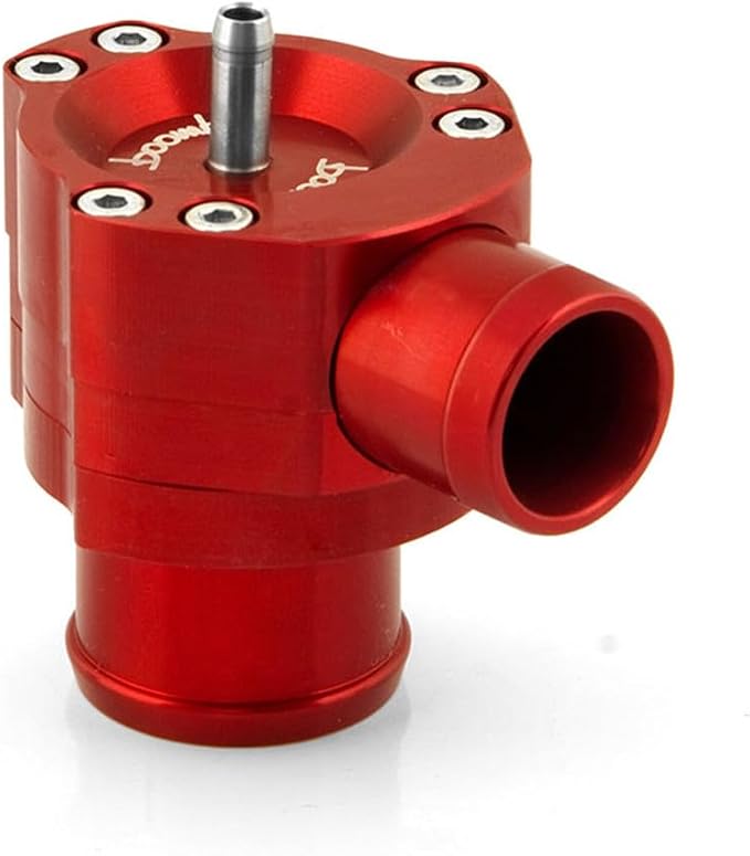 Recirculating Bypass Valve BPV for Subaru WRX 2015+, CNC Billet Aluminum High-Flow Leak-Free Replacement (Red)