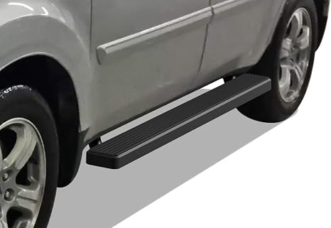 APS (Stainless Steel Black Powder Coated 6 inches) Running Boards Nerf Bars Side Steps Compatible with Honda Pilot 2009-2015