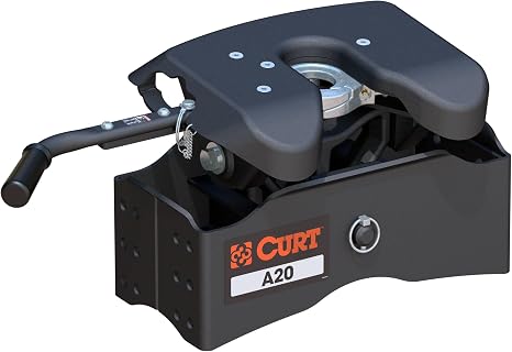 CURT 16540 A20 5th Wheel Hitch Head Only, Legs or Roller Required, 20,000 lbs.