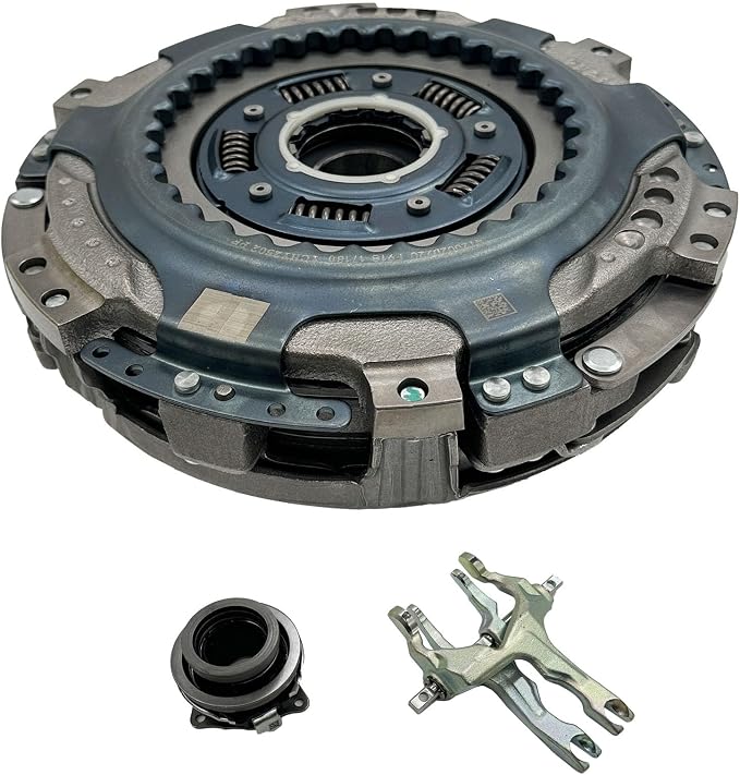 41200-2D220 Double Clutch Actuator Bearing Fork Set Fit for Hyundai 15-19 Sonata, 15-20 Veloste-r, 16-18 Tucson, 17-20 Elantra/Gt, 18-20 Kona; Fit for Kia 17-20 Forte/Soul, 17-18 Forte5 1.6L 2.0L 2.4L
