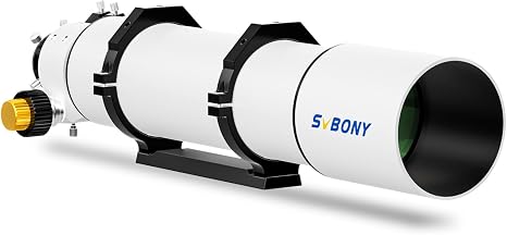 SVBONY SV48P Telescope for Adults High Powered, 102mm Large Aperture F6.5 | Short Focal Ratio, Achromatic Refractor OTA, for Beginner Astronomer, Astronomical Telescope for Observation of Deep Space