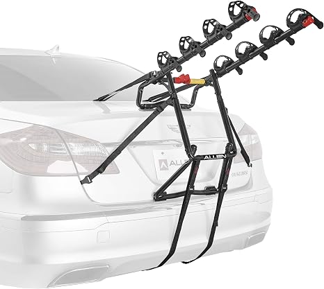 Allen Sports Premier 4-Bike Trunk Rack, Model S104 , Black