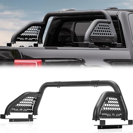 JOYTUTUS Roll Bar for Full-Size Truck, Compatible with Ram Silverado F150