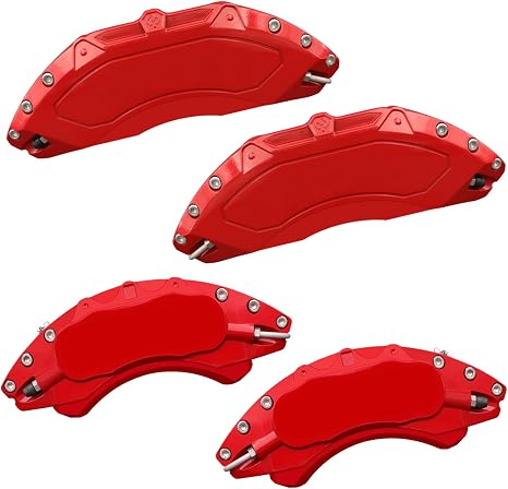 AOOA Racing Caliper Covers Red Brake Caliper Covers Fit for Buick Envision 2021-2026（front and rear）
