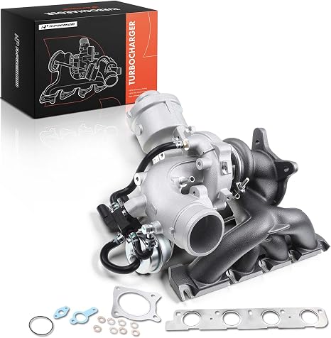 A-Premium K03 Turbo Turbocharger Kit with Gasket and Wastegate Actuator