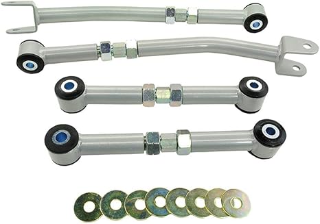 Whiteline KTA124 Rear Control Arm Assembly, Black
