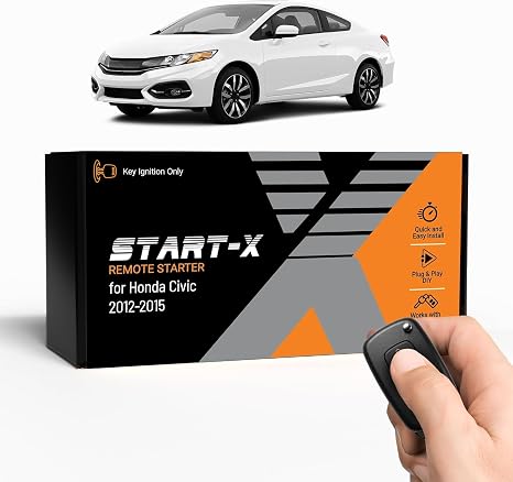 Start-X Car Remote Starter Kit for Honda Civic (2012, 2013, 2014, 2015)