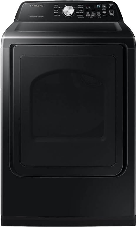 7.4 cu. ft. Vented Front Load Smart Electric Dryer with Sensor Dry in Brushed Black