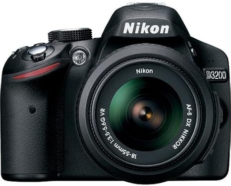 Nikon D3200 24.2 MP CMOS Digital SLR with 18-55mm f/3.5-5.6 AF-S DX NIKKOR Zoom Lens (Certified Refurbished)