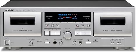TEAC Double Cassette Deck W-1200 (SILVER)【Japan Domestic genuine products】 【Ships from JAPAN】