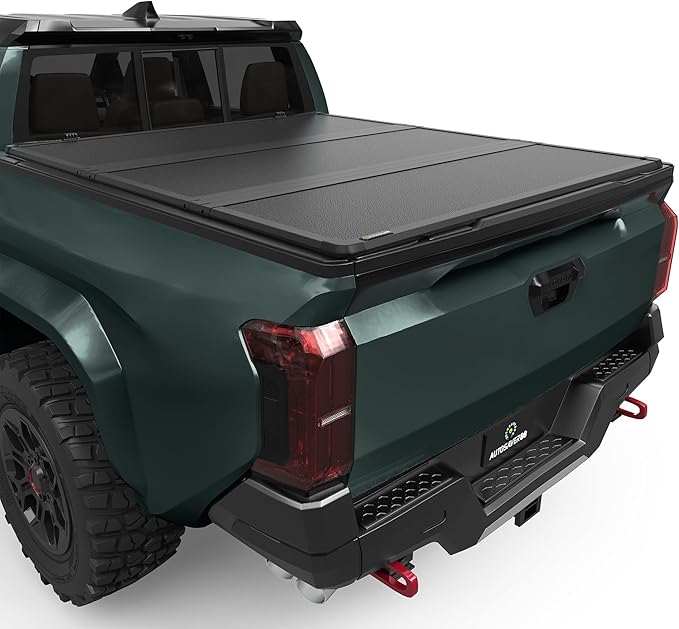 AUTOSAVER88 FRP Hard Tri-Fold Tonneau Cover for 2024-2026 Toyota Tacoma 5ft